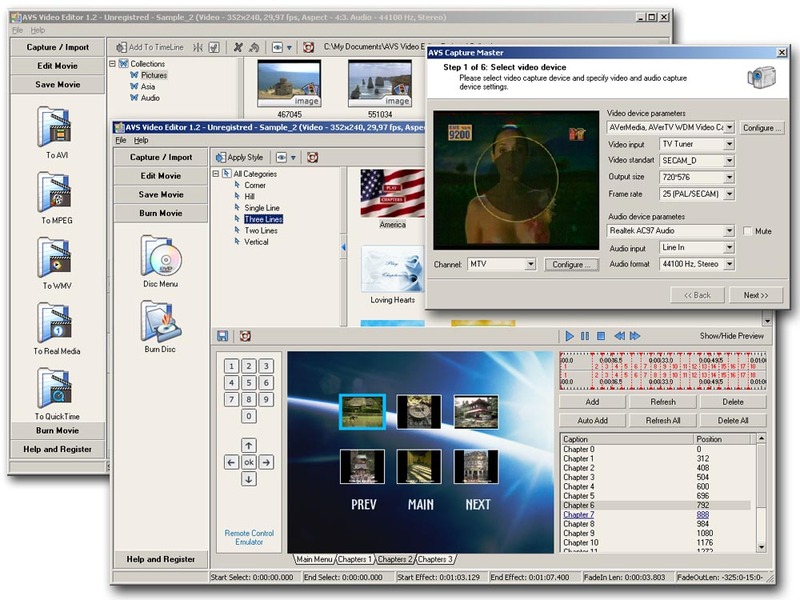 AVS Video Editor Screenshot